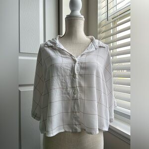 Women's White Button Down Shirt